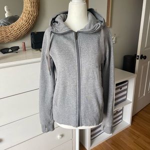 Lululemon Scuba Full-Zip Hoodie in Heathered Gray
